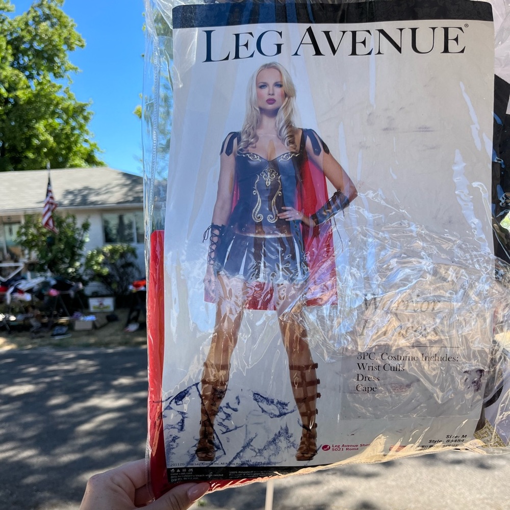 Roman warrior halloween costume size medium